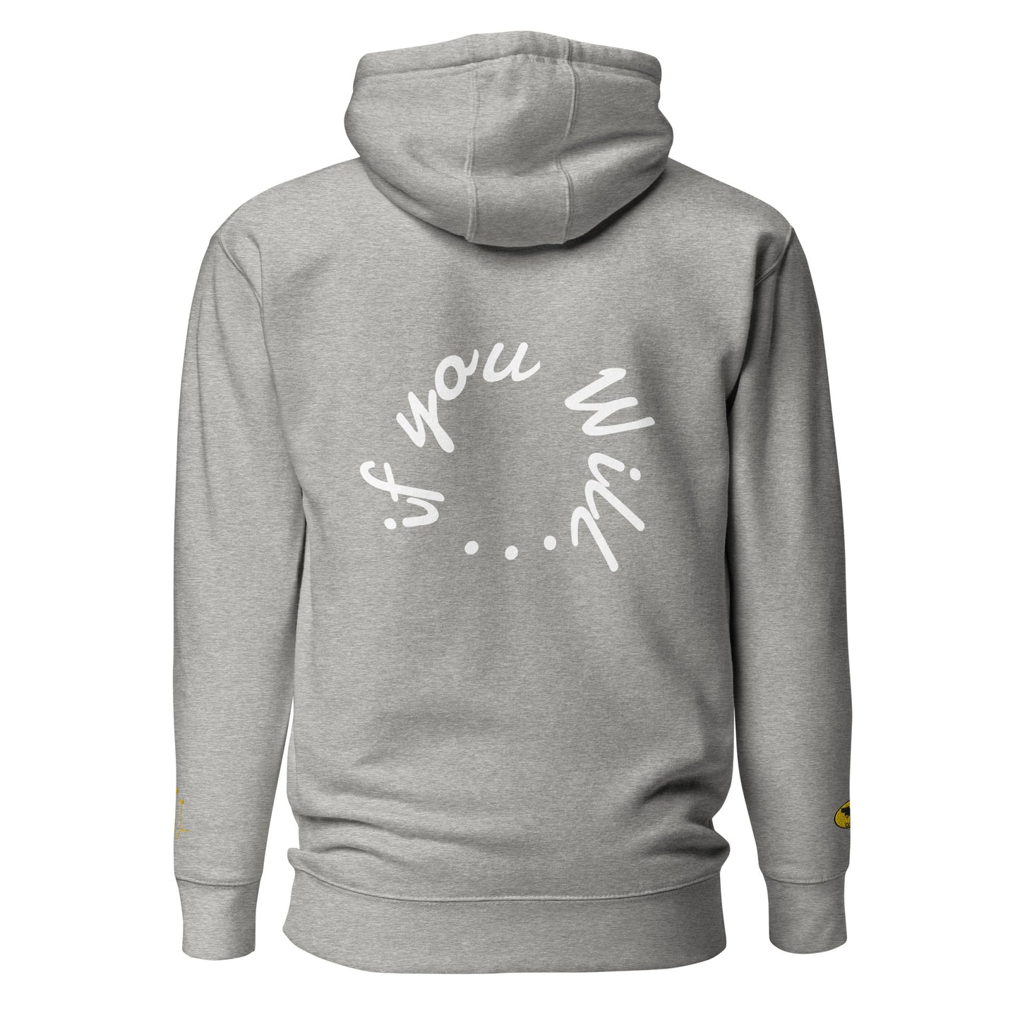 GatSignal Embroidered Hoodie (Yellow Accents/If You Will design on back)