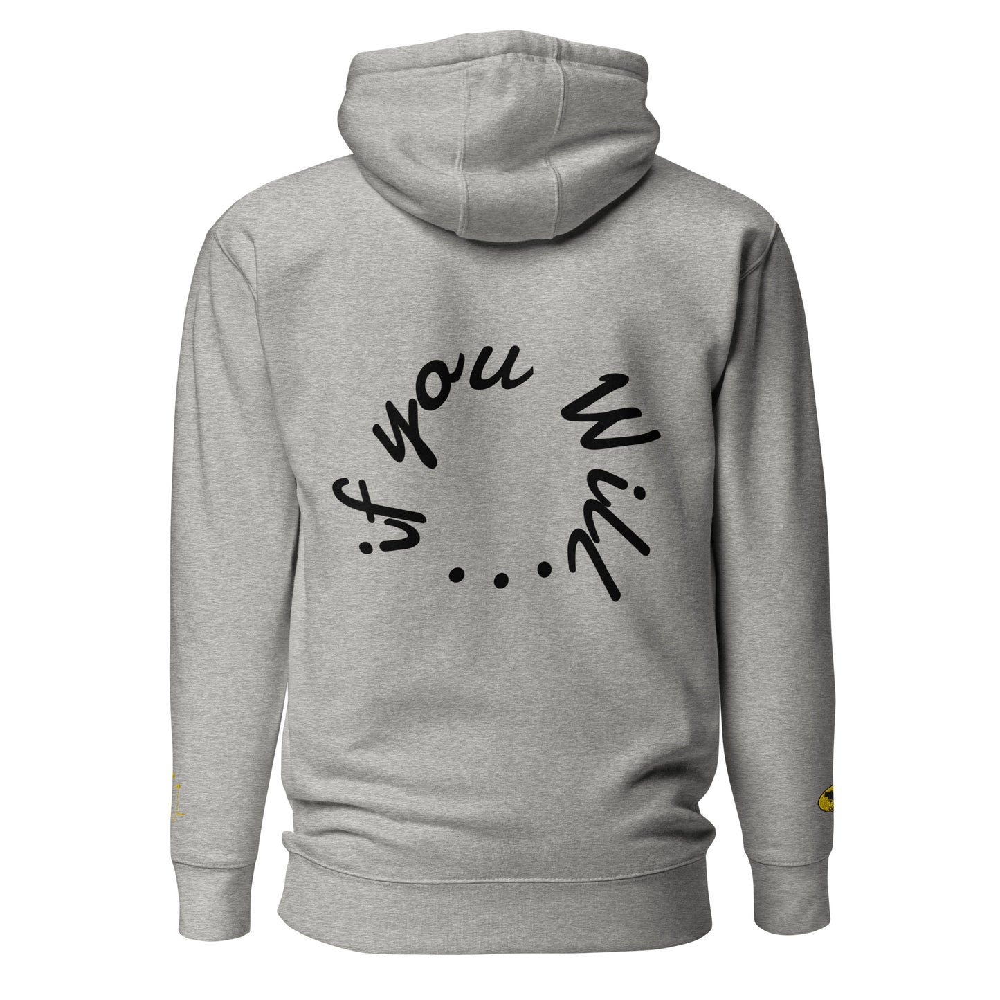 GatSignal Embroidered Hoodie (Yellow Accents/If You Will design on back)