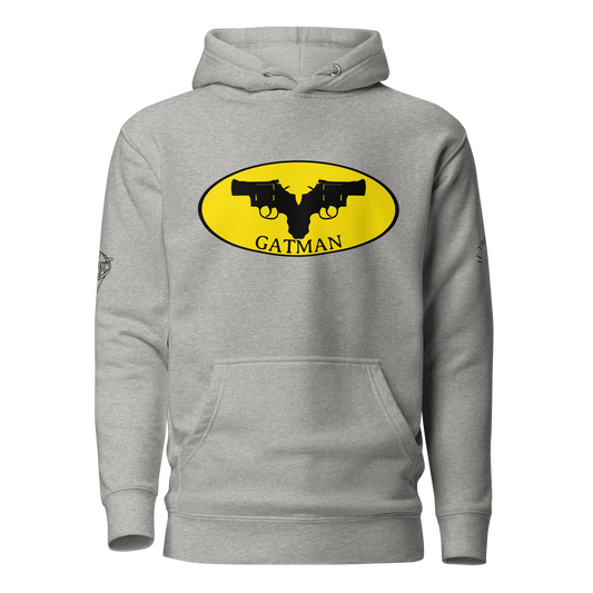 Iconic Gatman Logo Hoodie (Light) Print