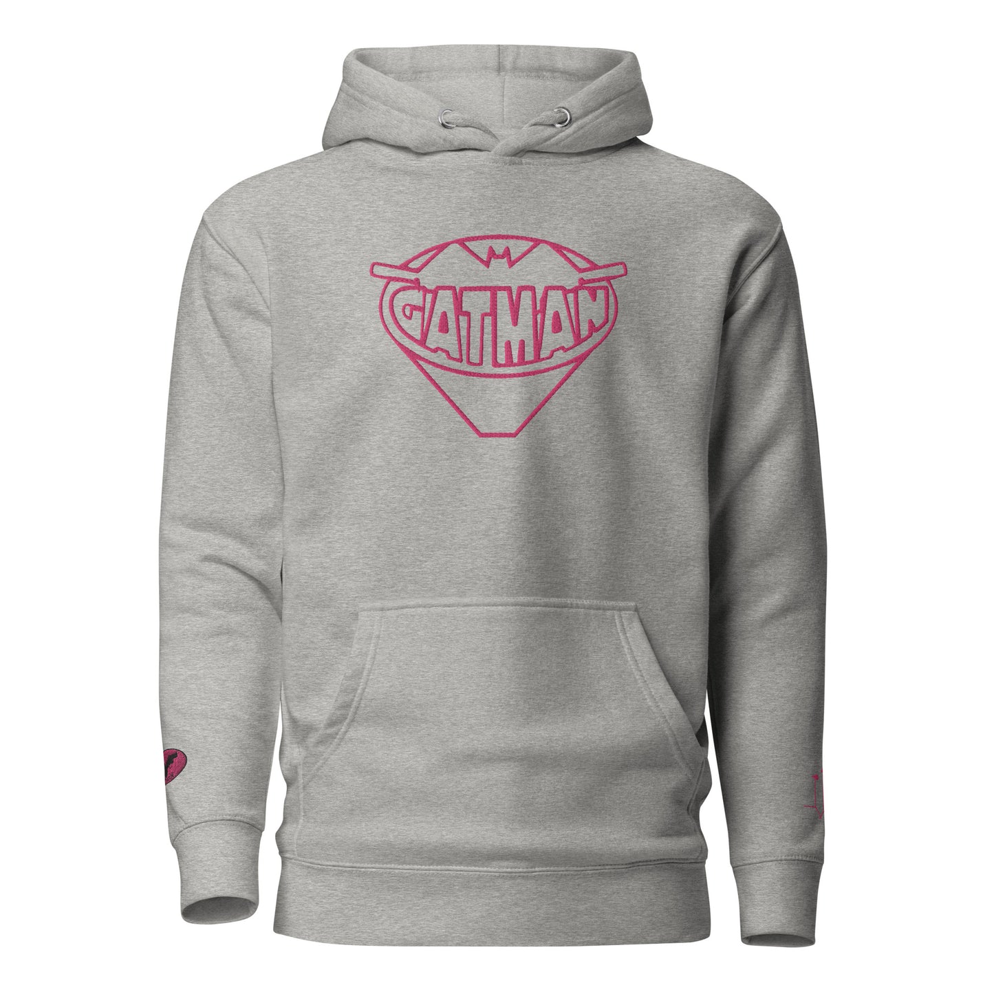 GatSignal Embroidered Hoodie (Barbie Pink Accents)