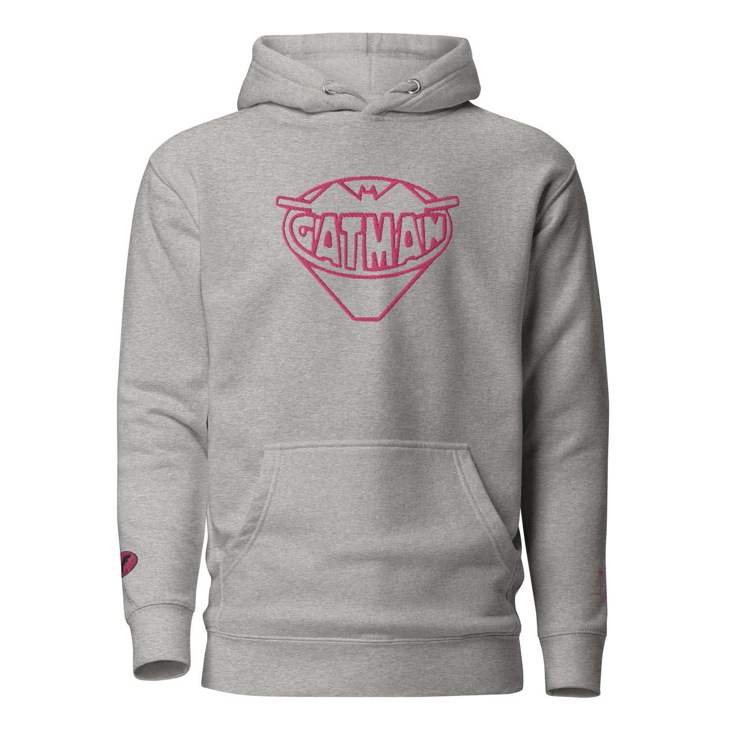 GatSignal Embroidered Hoodie (Barbie Pink Accents/If You Will design on back)