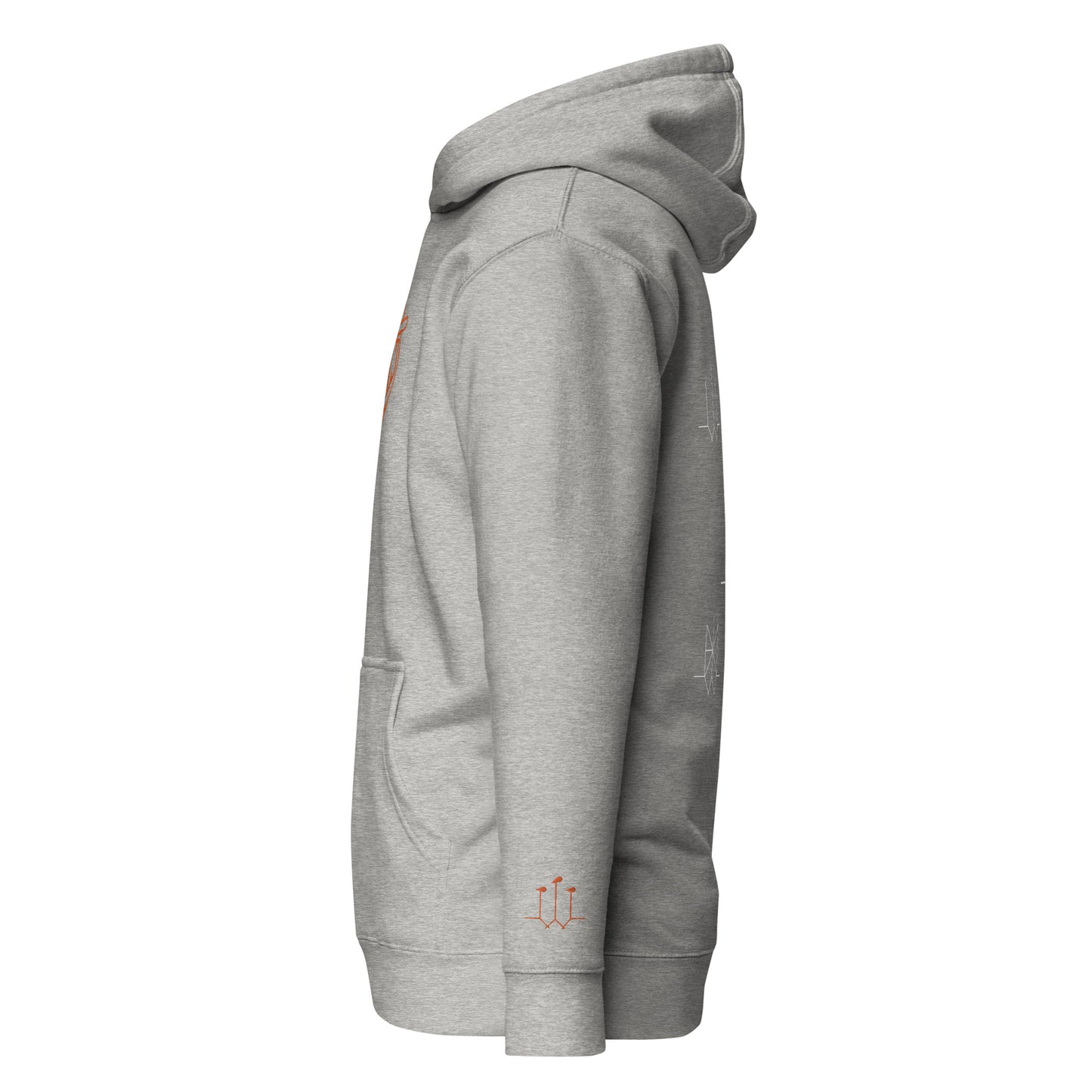 GatSignal Embroidered Hoodie (Safety Tip Orange Accents)