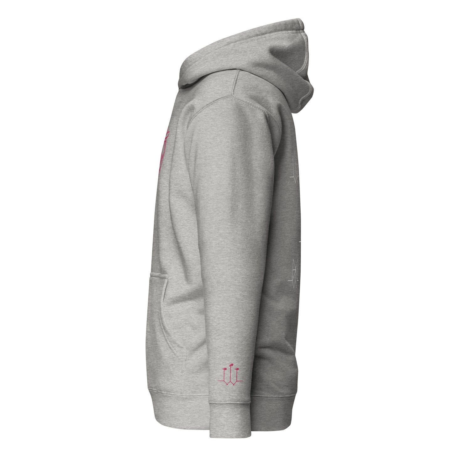 GatSignal Embroidered Hoodie (Barbie Pink Accents)