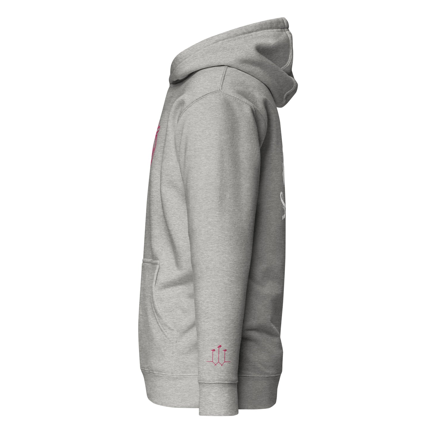 GatSignal Embroidered Hoodie (Barbie Pink Accents/If You Will design on back)