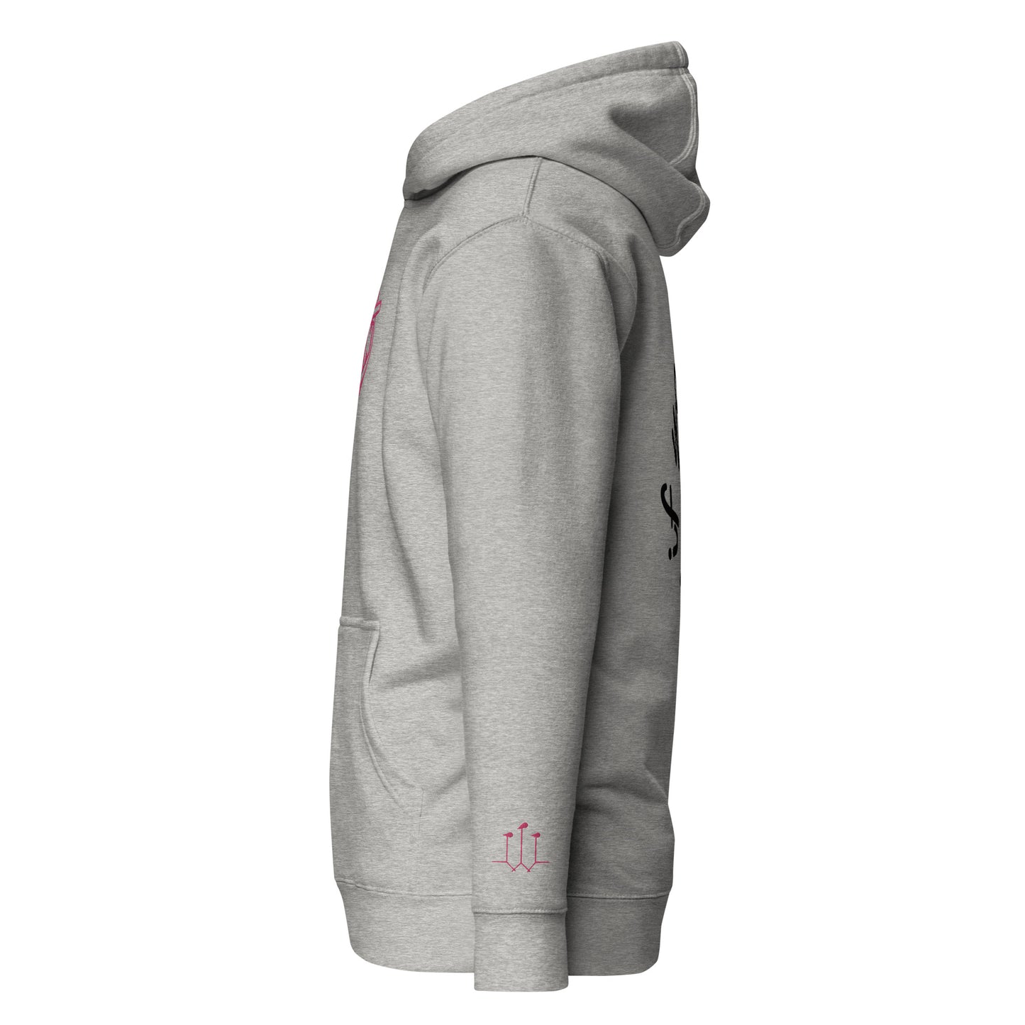 GatSignal Embroidered Hoodie (Barbie Pink Accents/If You Will design on back)