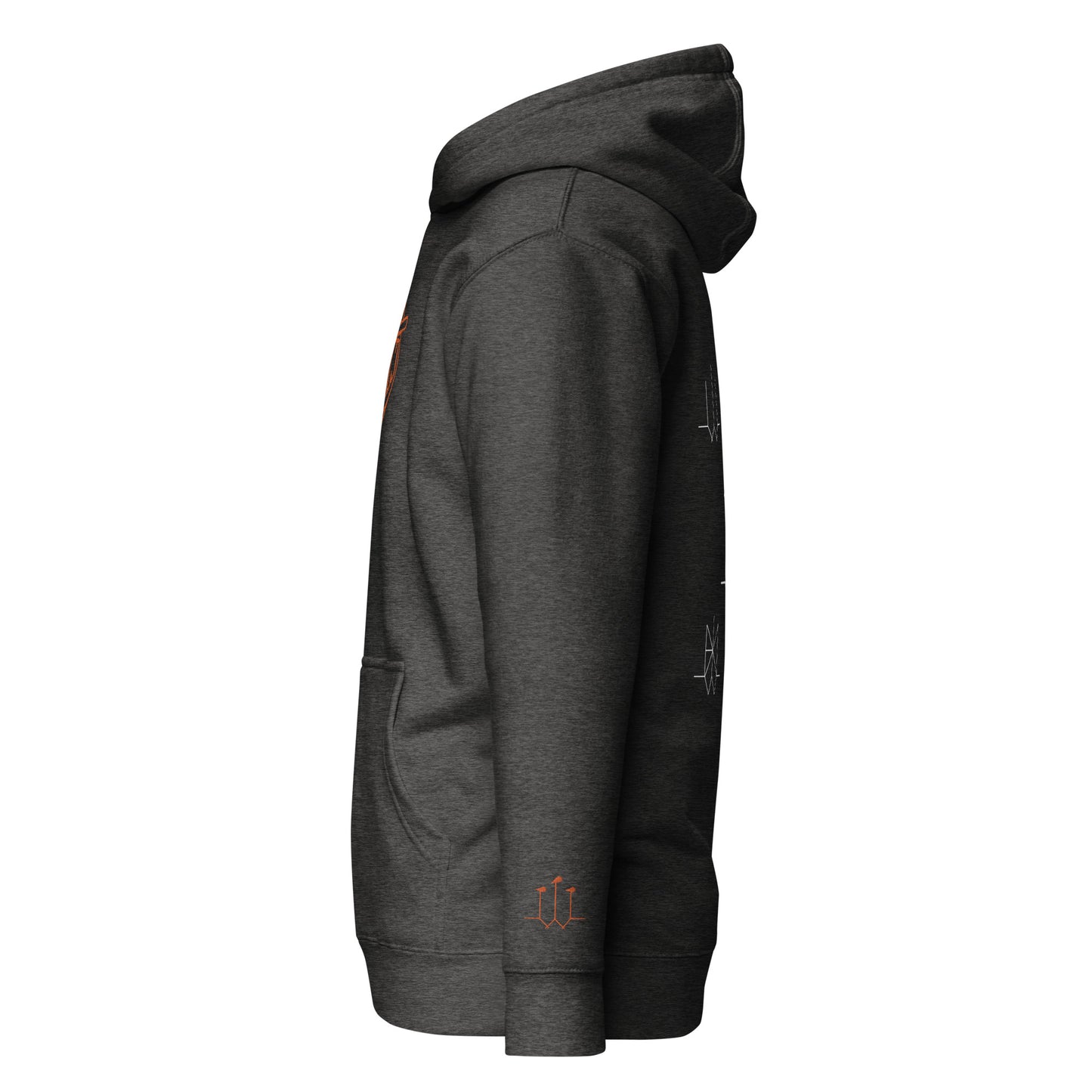 GatSignal Embroidered Hoodie (Safety Tip Orange Accents)