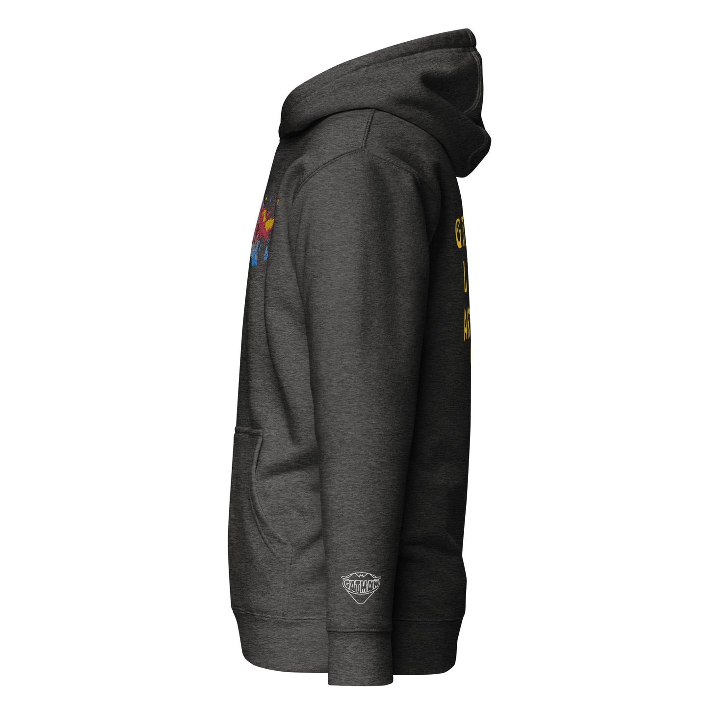 PIGMENT EMBROIDERED POCKET HOODIE (White Accents)