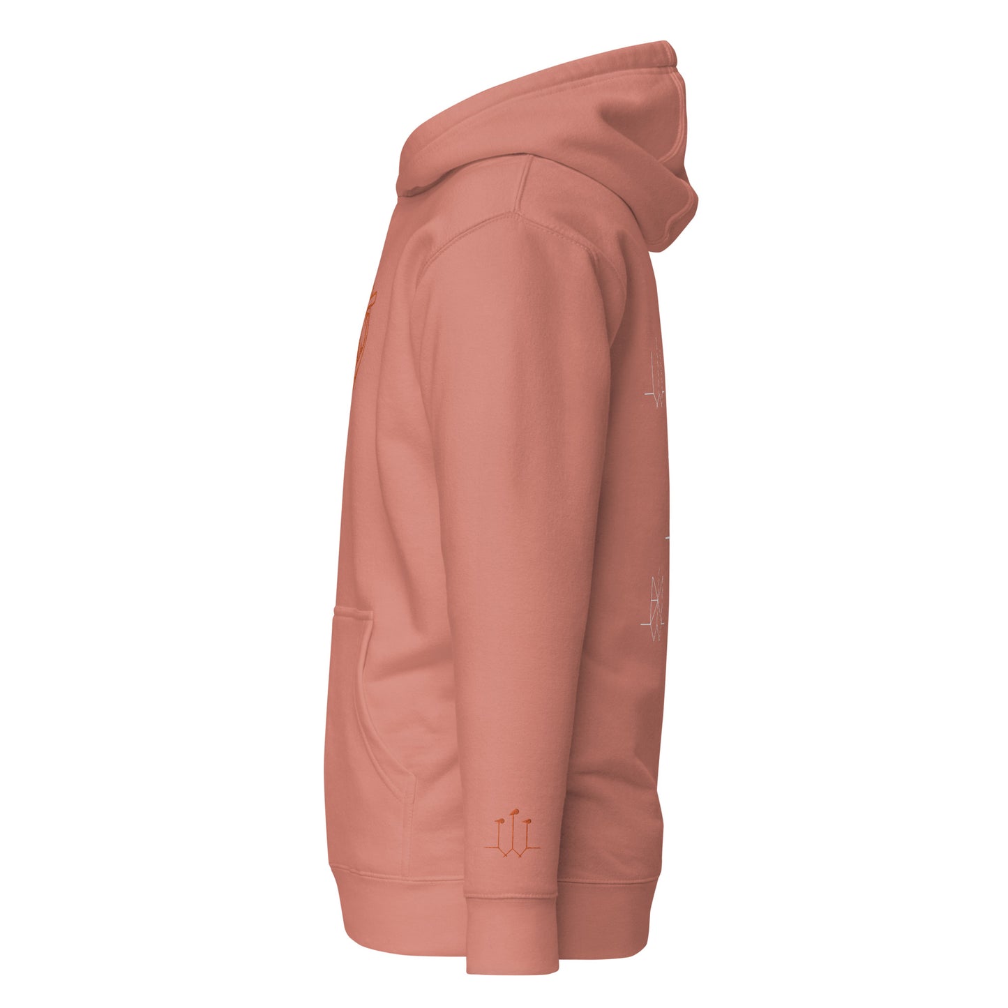 GatSignal Embroidered Hoodie (Safety Tip Orange Accents)