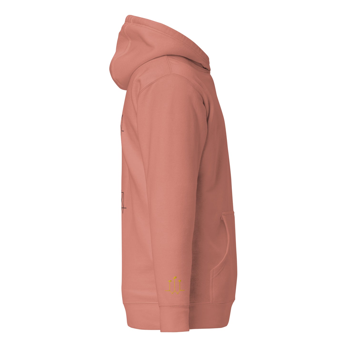 If You Will 360 Hoodie (Yellow Text/Yellow Accents)