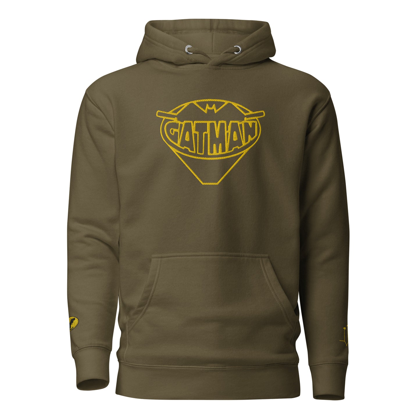 GatSignal Embroidered Hoodie (Yellow Accents)