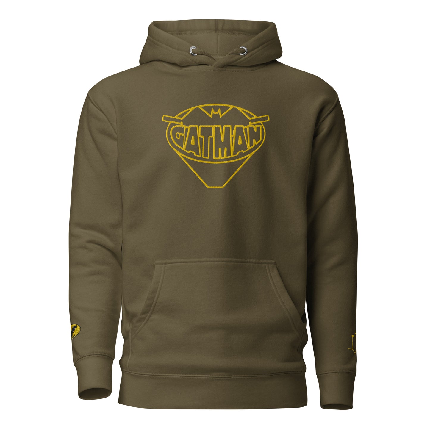 GatSignal Embroidered Hoodie (Yellow Accents/If You Will design on back)