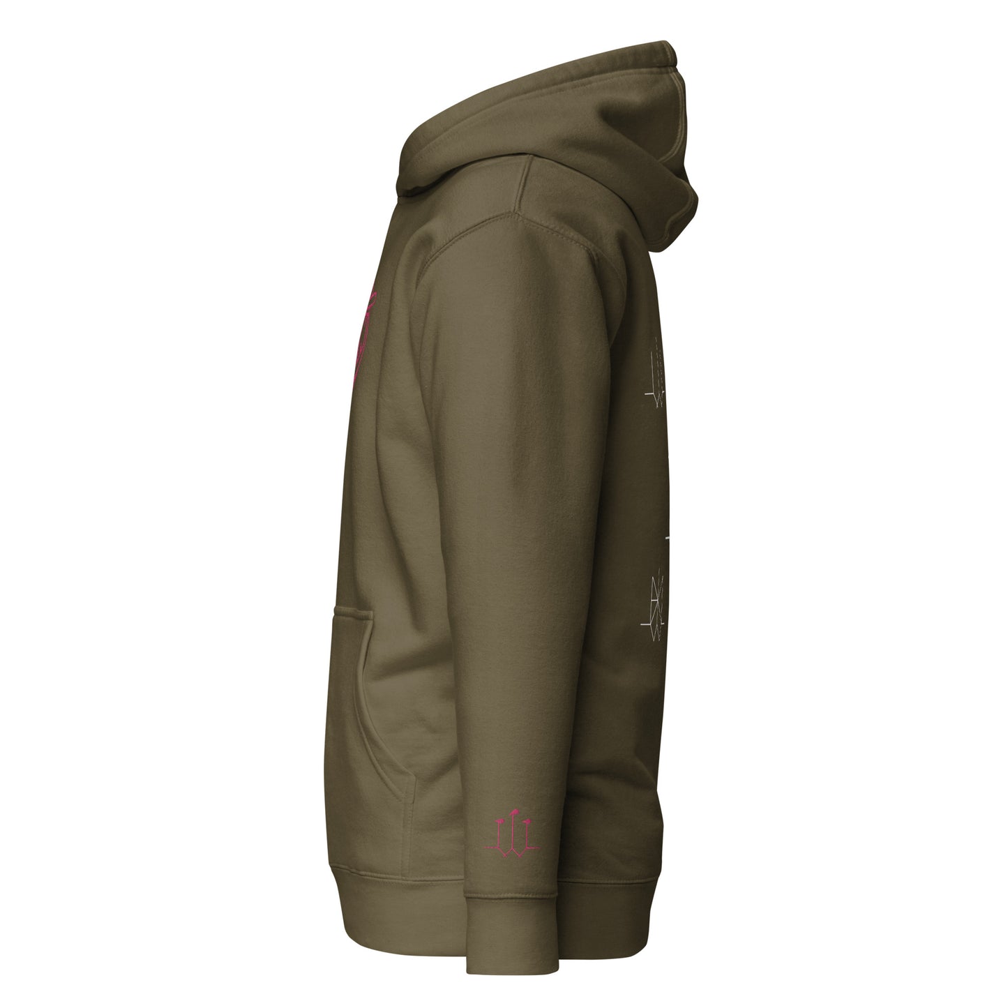 GatSignal Embroidered Hoodie (Barbie Pink Accents)