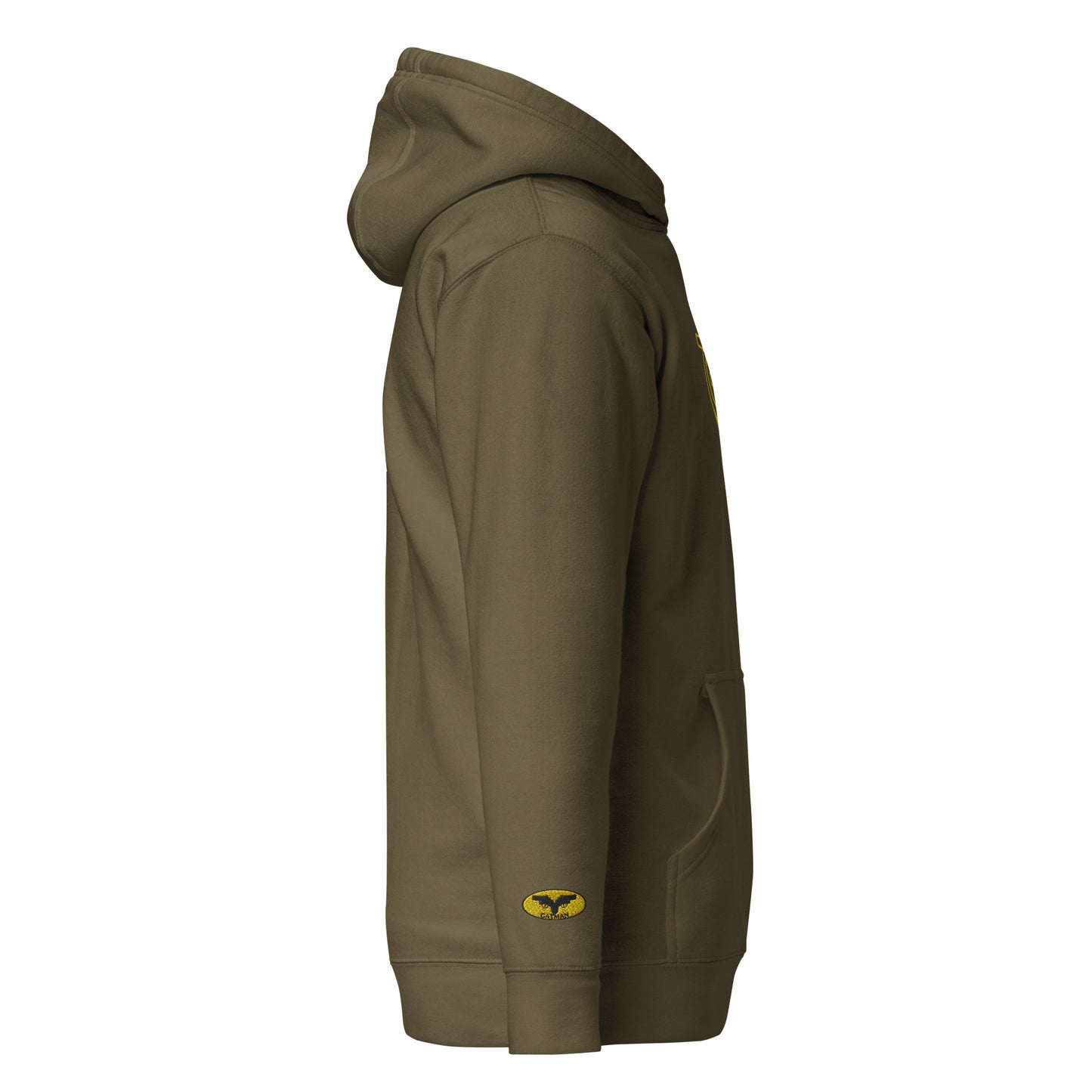 GatSignal Embroidered Hoodie (Yellow Accents/If You Will design on back)