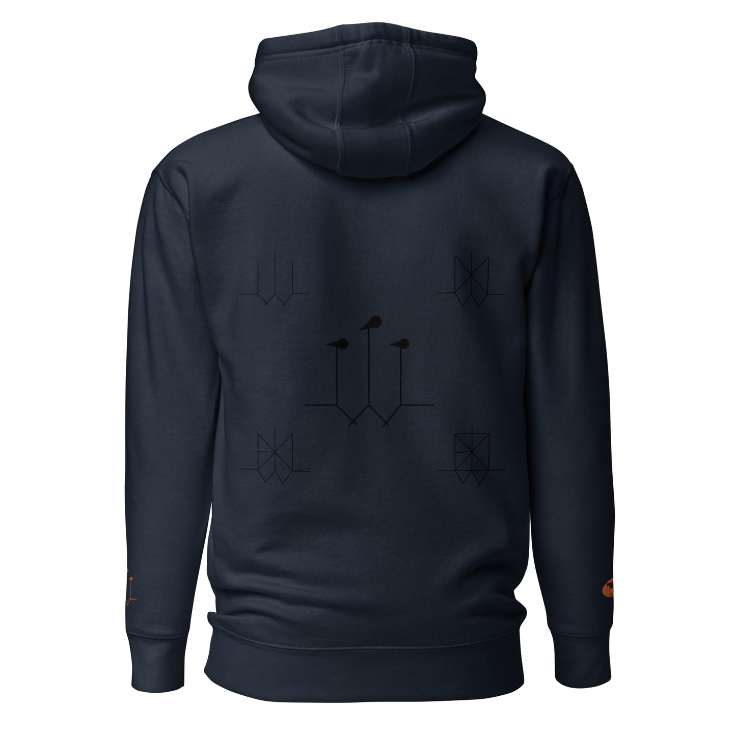 GatSignal Embroidered Hoodie (Safety Tip Orange Accents) Light