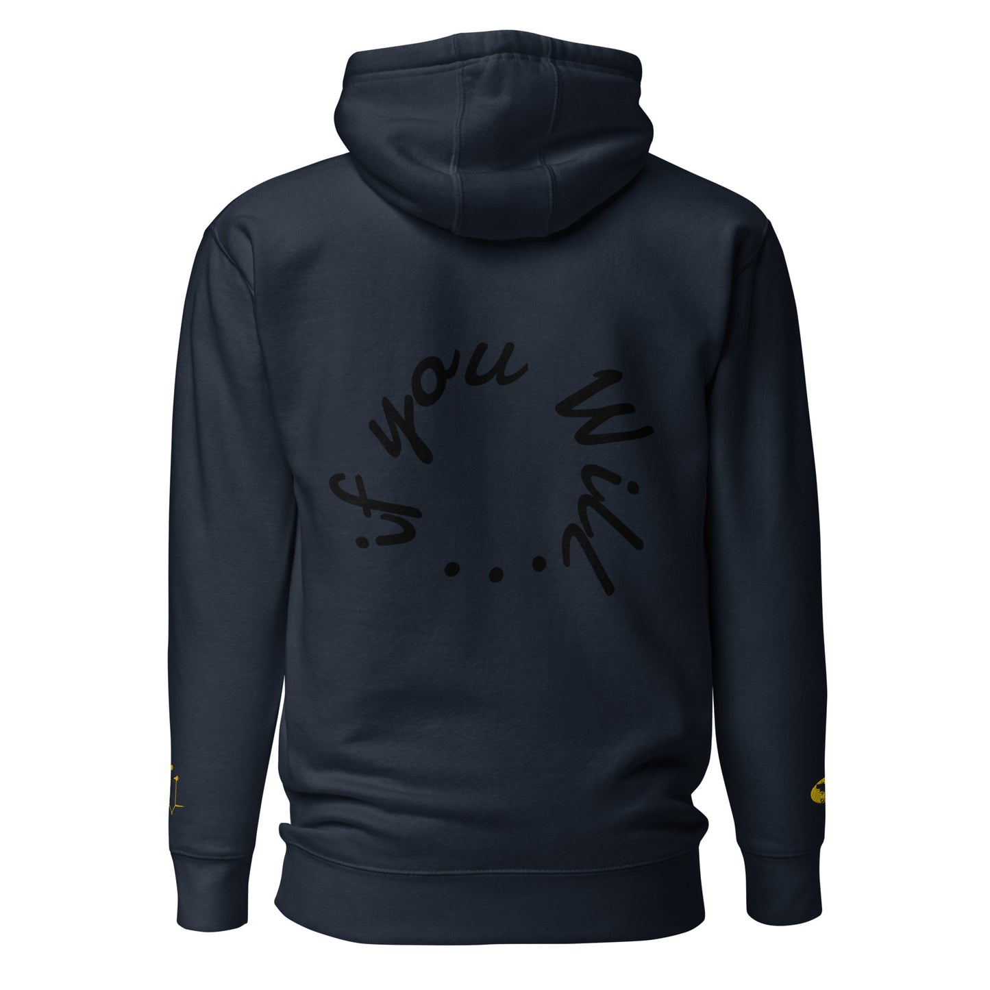 GatSignal Embroidered Hoodie (Yellow Accents/If You Will design on back)