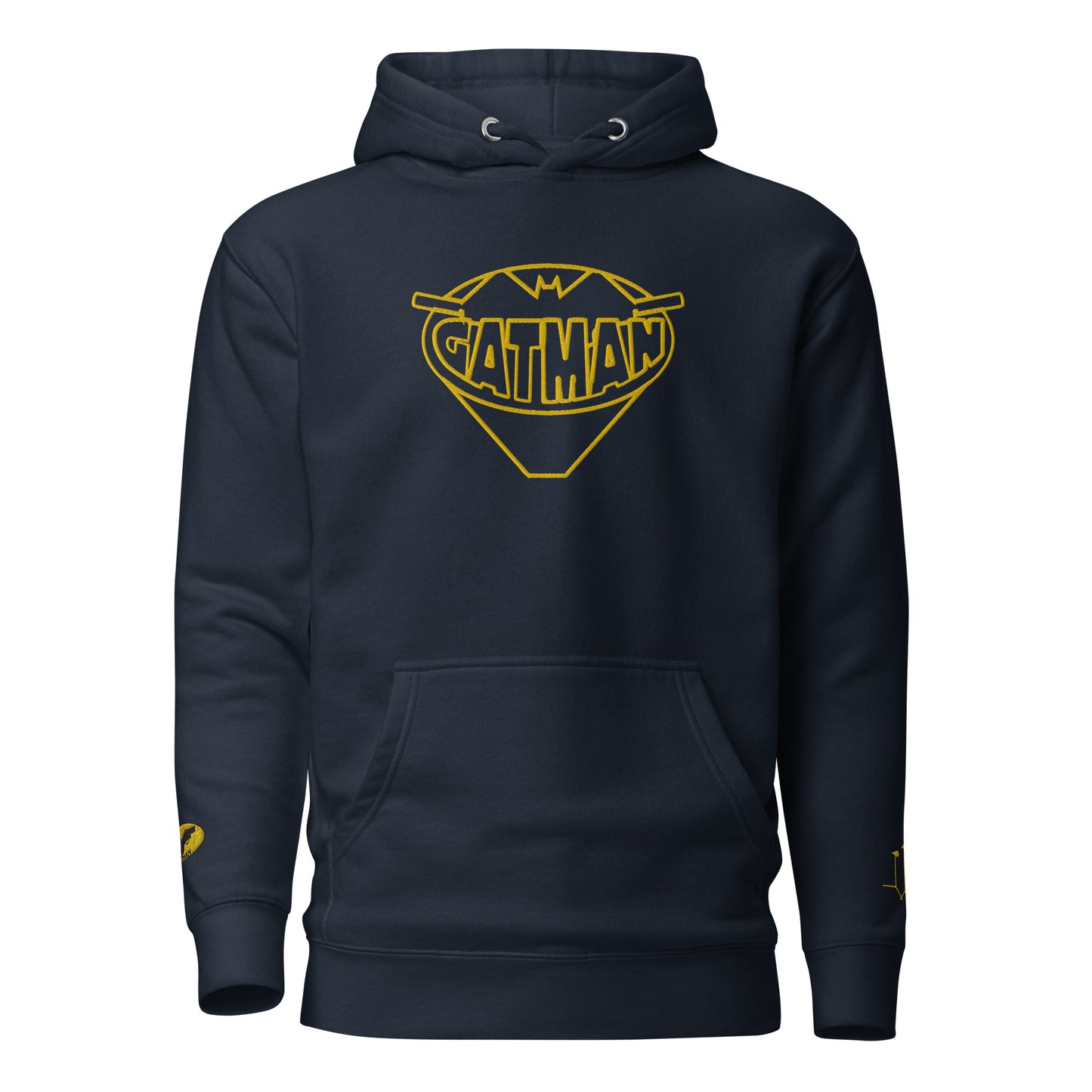 GatSignal Embroidered Hoodie (Yellow Accents/If You Will design on back)