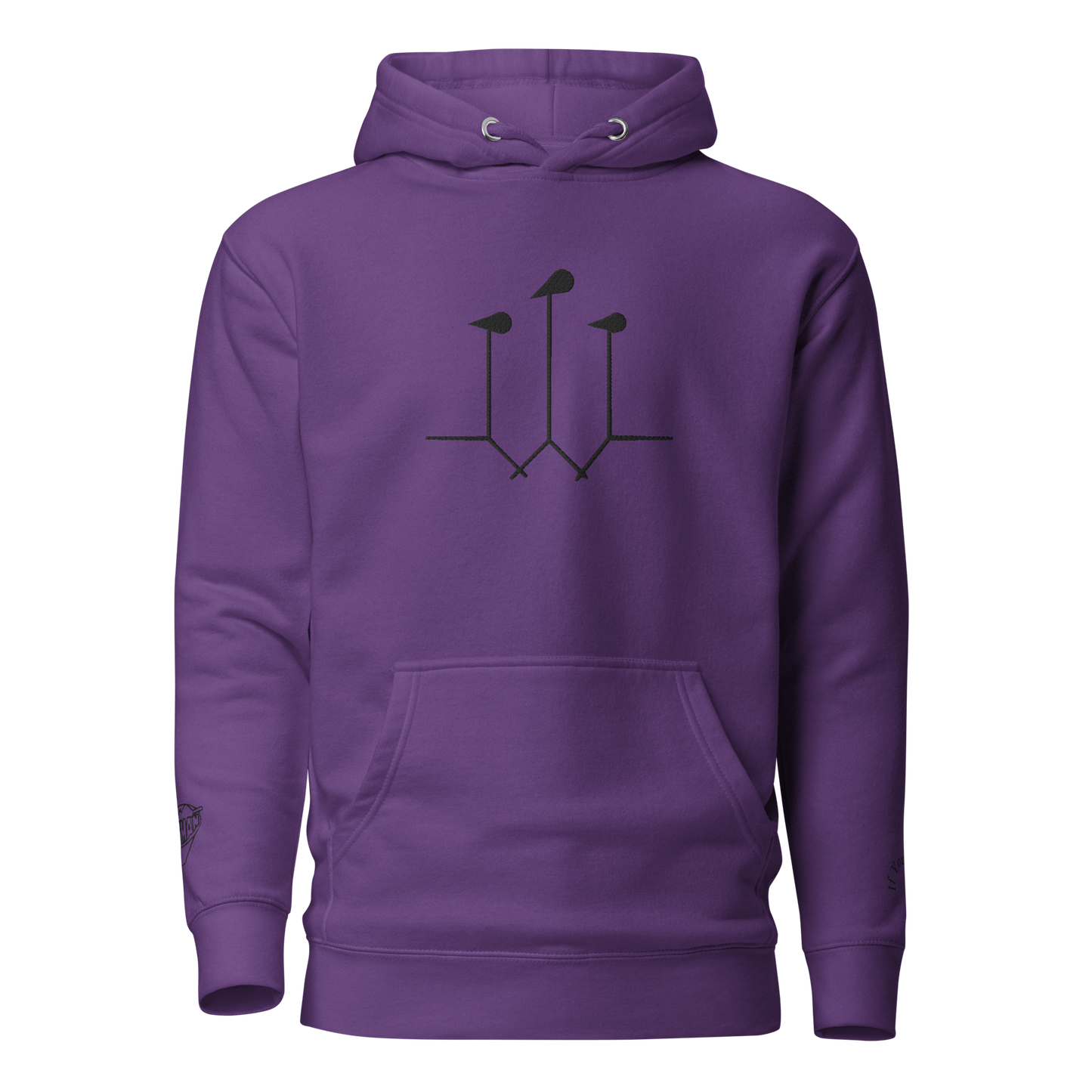 W-Mic Logo Embroidered Hoodie (Light)