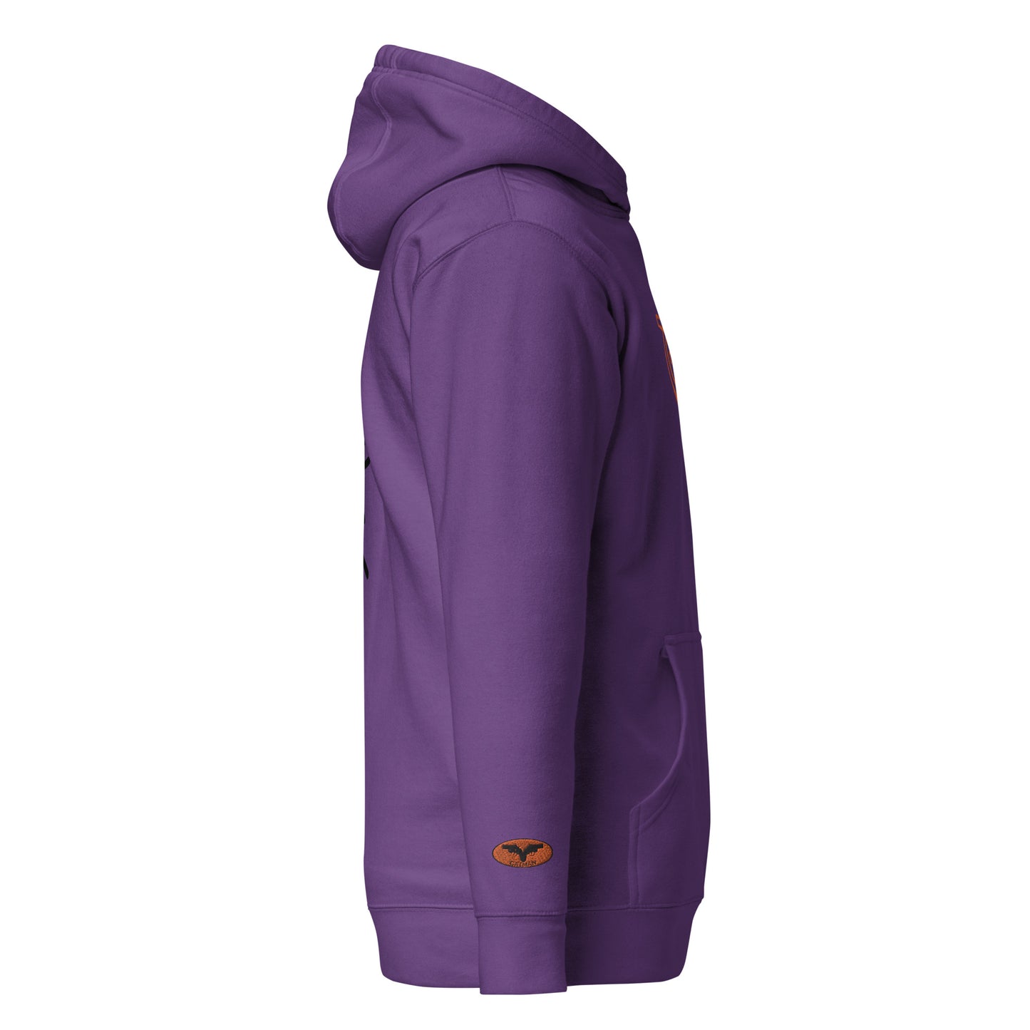 GatSignal Embroidered Hoodie (Safety Tip Orange Accents/If You Will design on back)