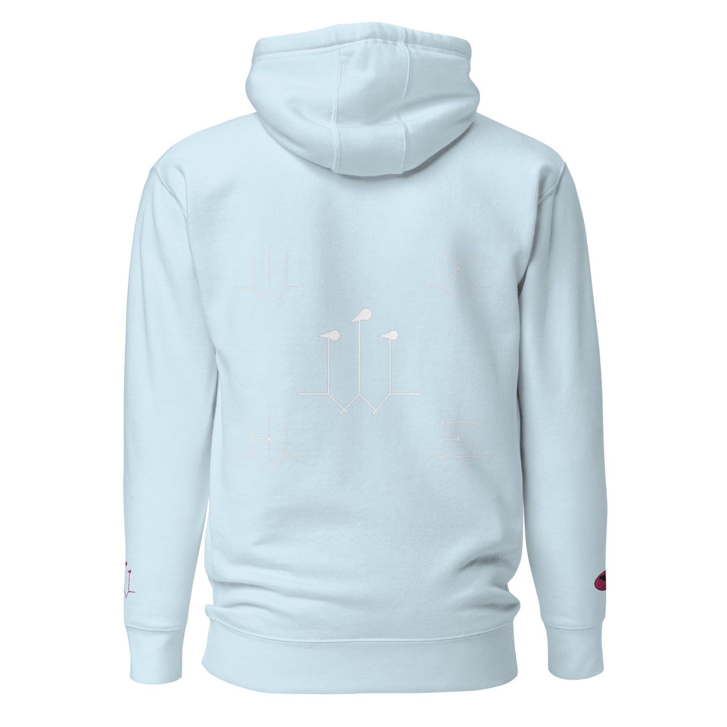 GatSignal Embroidered Hoodie (Barbie Pink Accents)