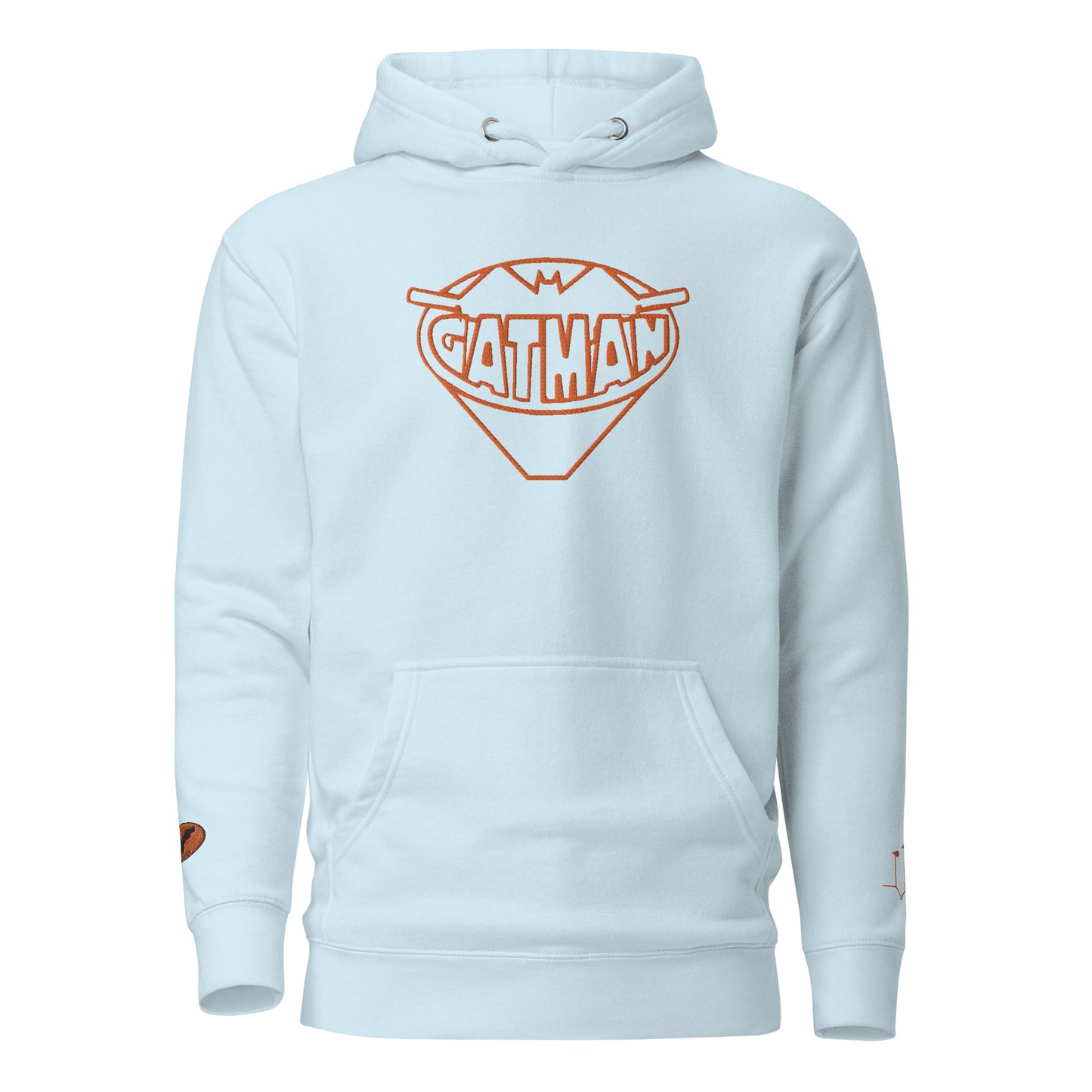 GatSignal Embroidered Hoodie (Safety Tip Orange Accents)