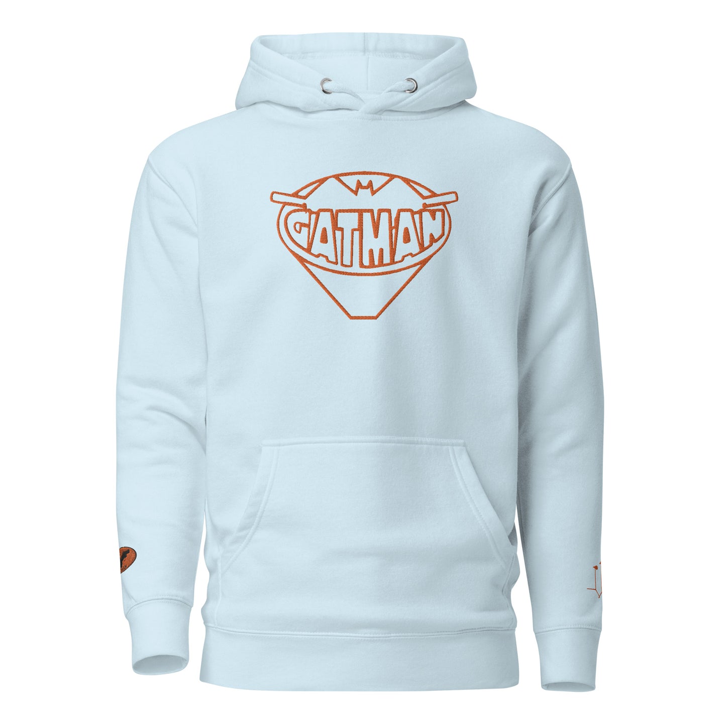 GatSignal Embroidered Hoodie (Safety Tip Orange Accents) Light