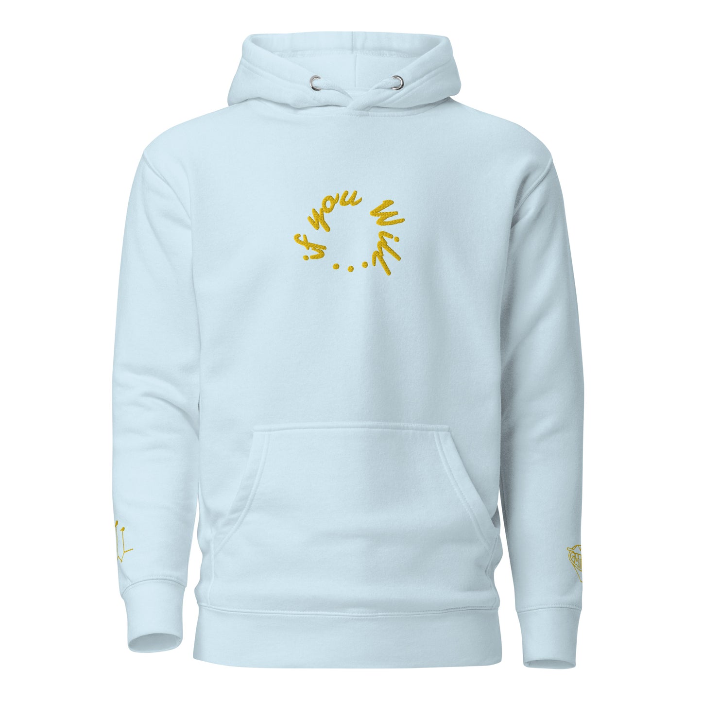 If You Will 360 Hoodie (Yellow Text/Yellow Accents)