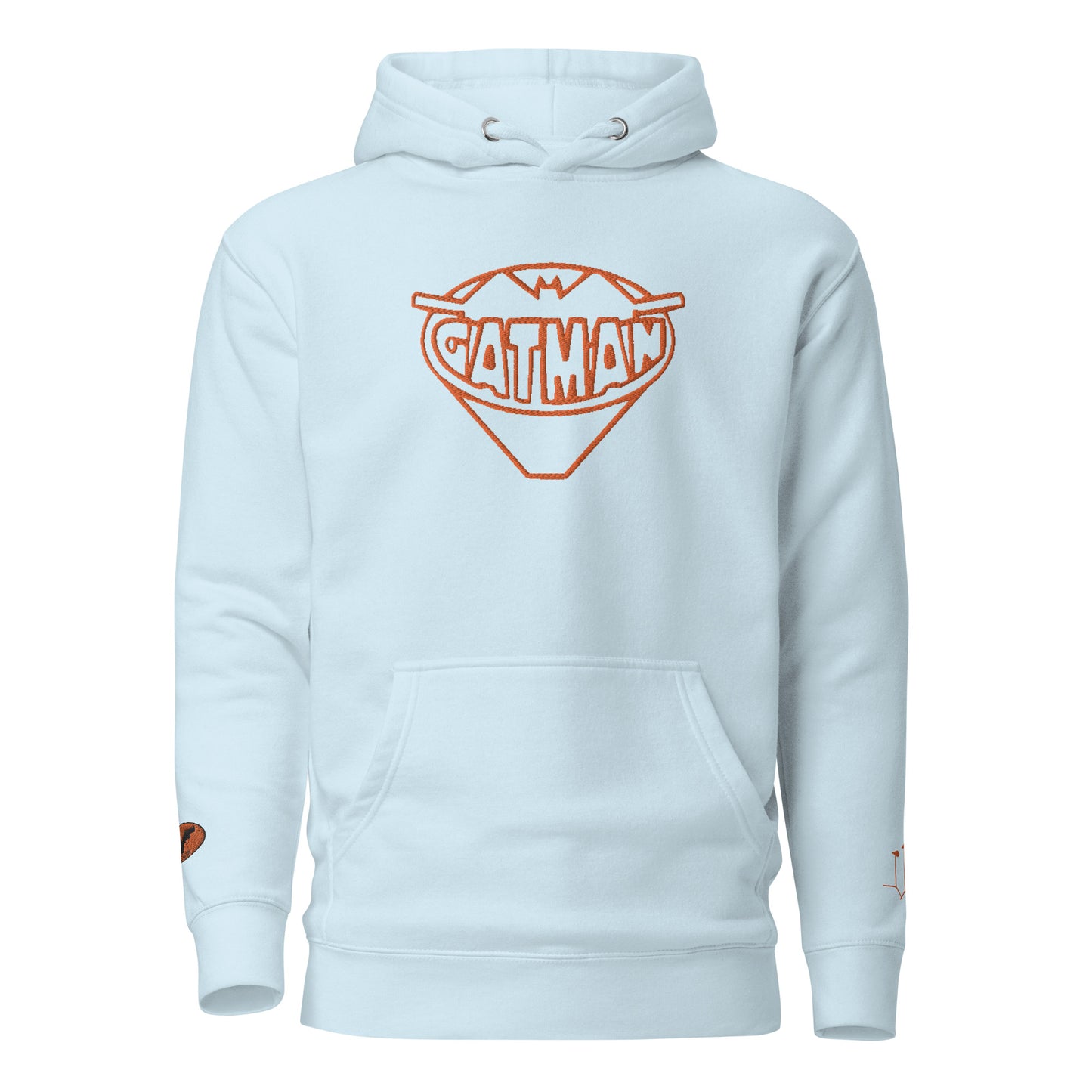 GatSignal Embroidered Hoodie (Safety Tip Orange Accents/If You Will design on back)