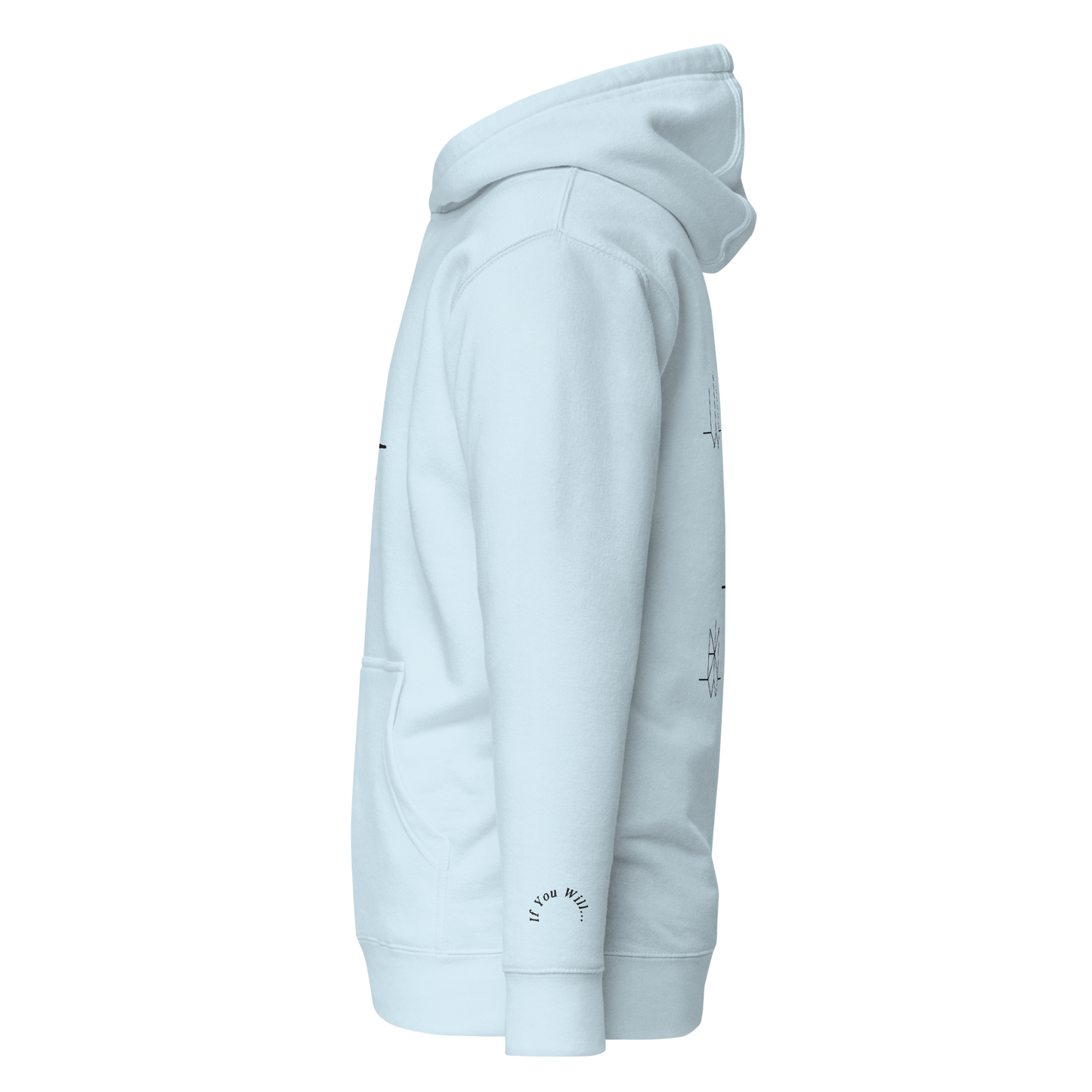 W-Mic Logo Embroidered Hoodie (Light)