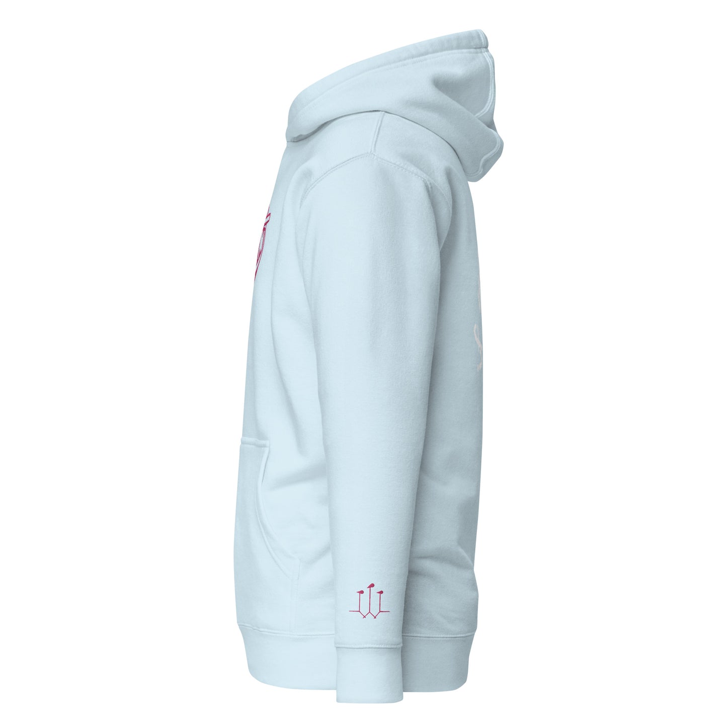 GatSignal Embroidered Hoodie (Barbie Pink Accents/If You Will design on back)