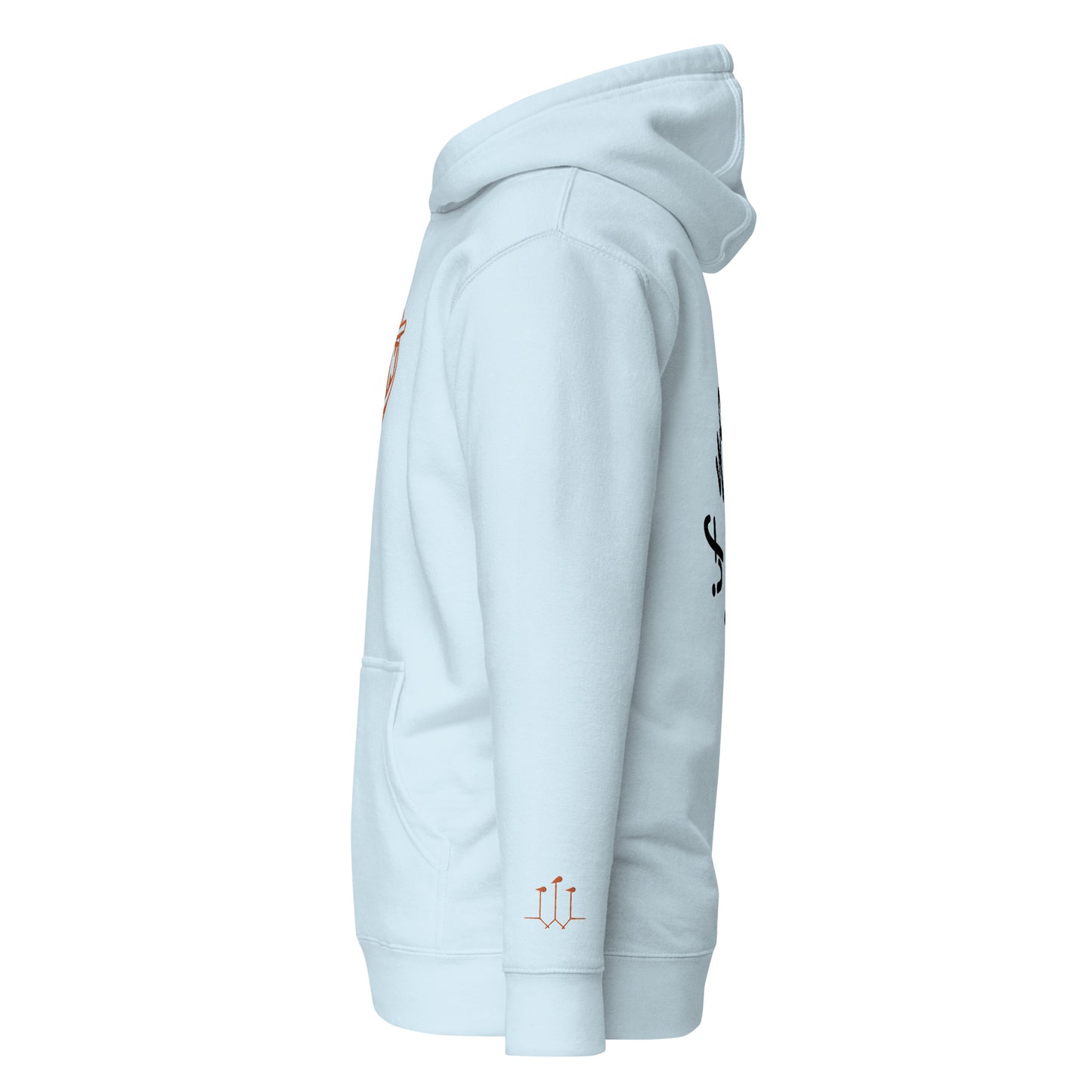 GatSignal Embroidered Hoodie (Safety Tip Orange Accents/If You Will design on back)