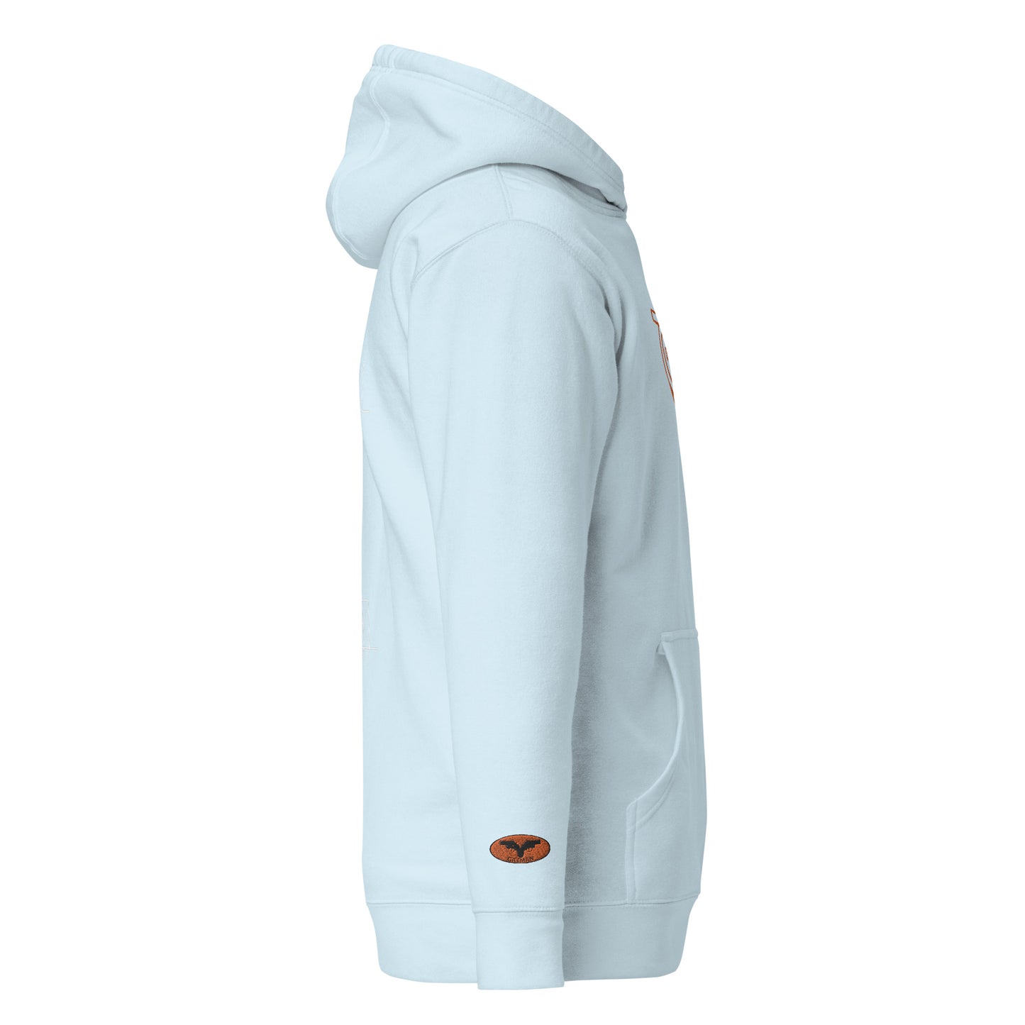 GatSignal Embroidered Hoodie (Safety Tip Orange Accents)