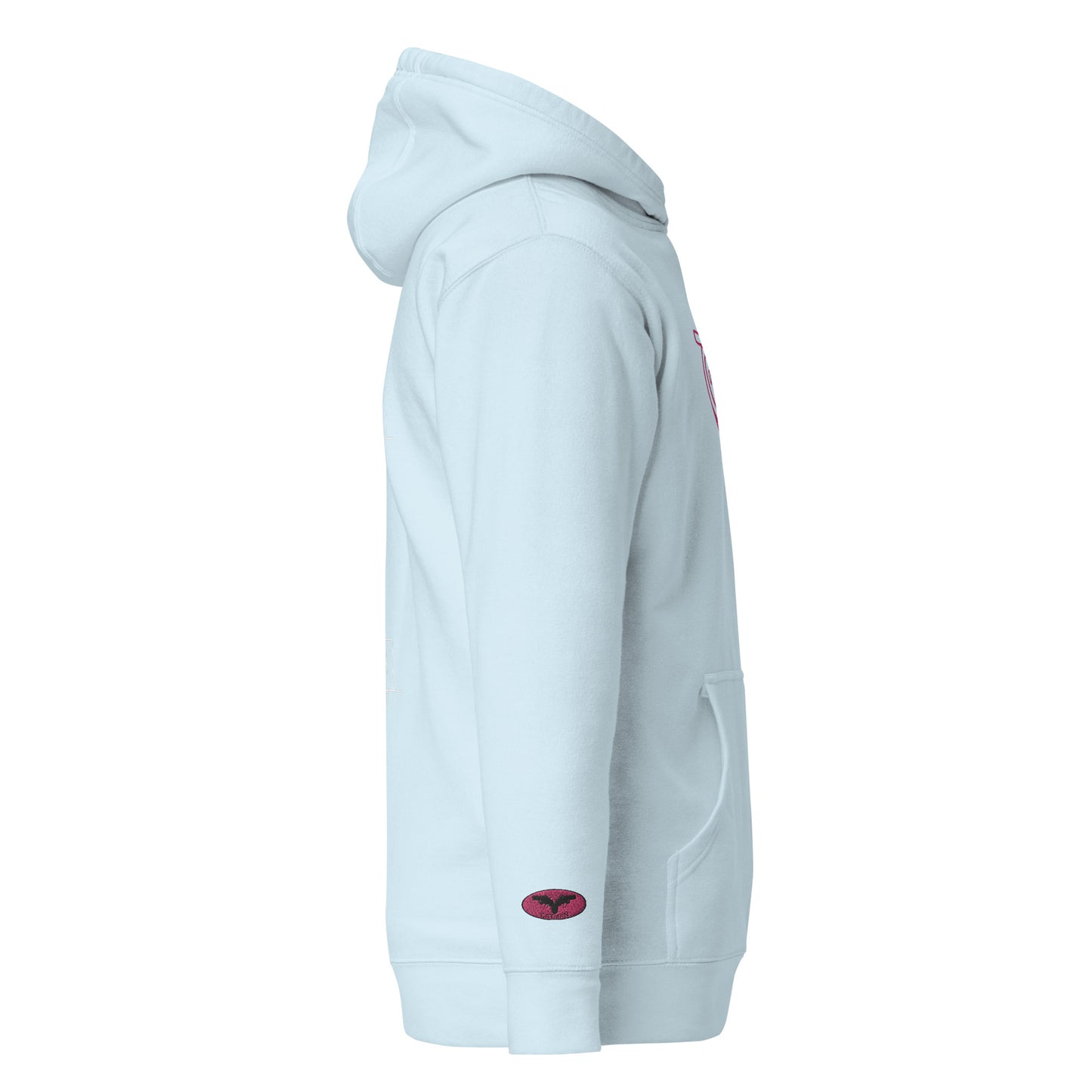 GatSignal Embroidered Hoodie (Barbie Pink Accents)