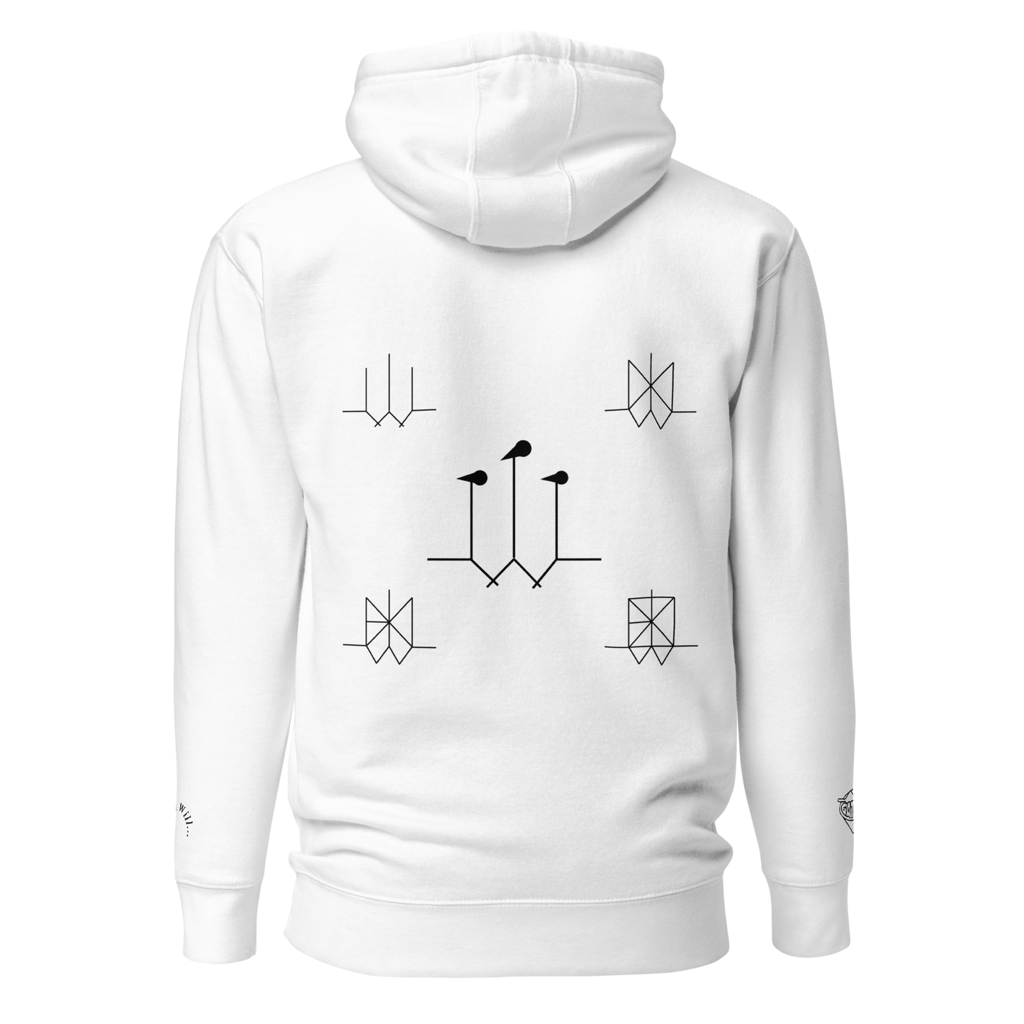 W-Mic Logo Embroidered Hoodie (Light)