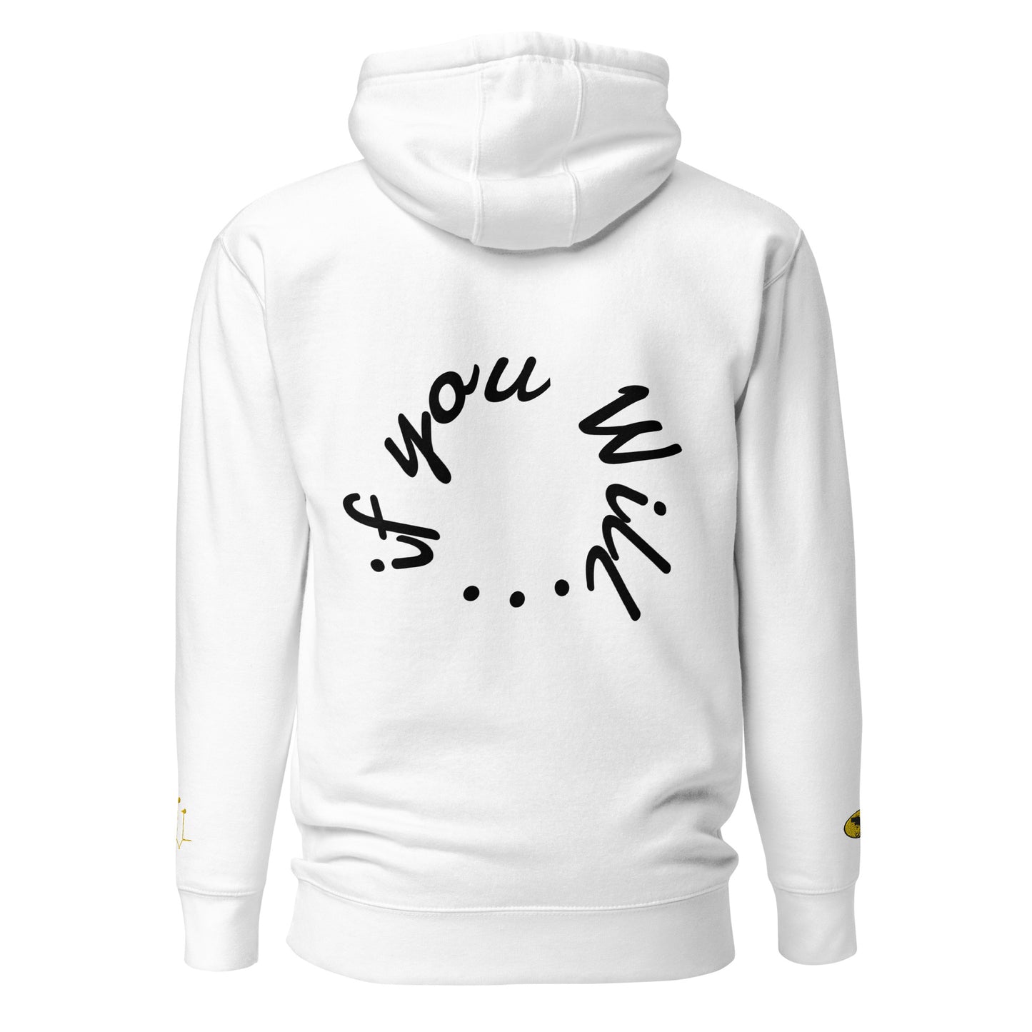 GatSignal Embroidered Hoodie (Yellow Accents/If You Will design on back)