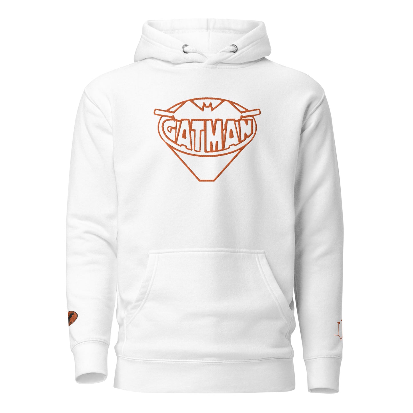 GatSignal Embroidered Hoodie (Safety Tip Orange Accents)