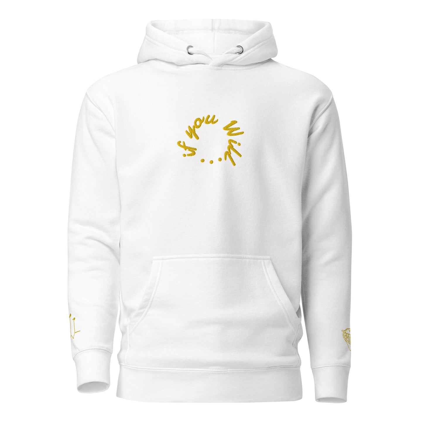 If You Will 360 Hoodie (Yellow Text/Yellow Accents)