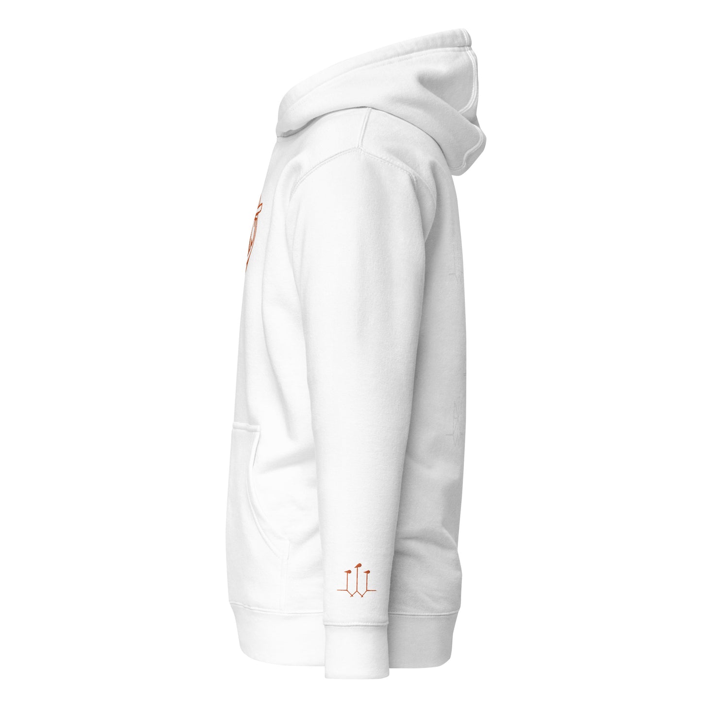 GatSignal Embroidered Hoodie (Safety Tip Orange Accents)