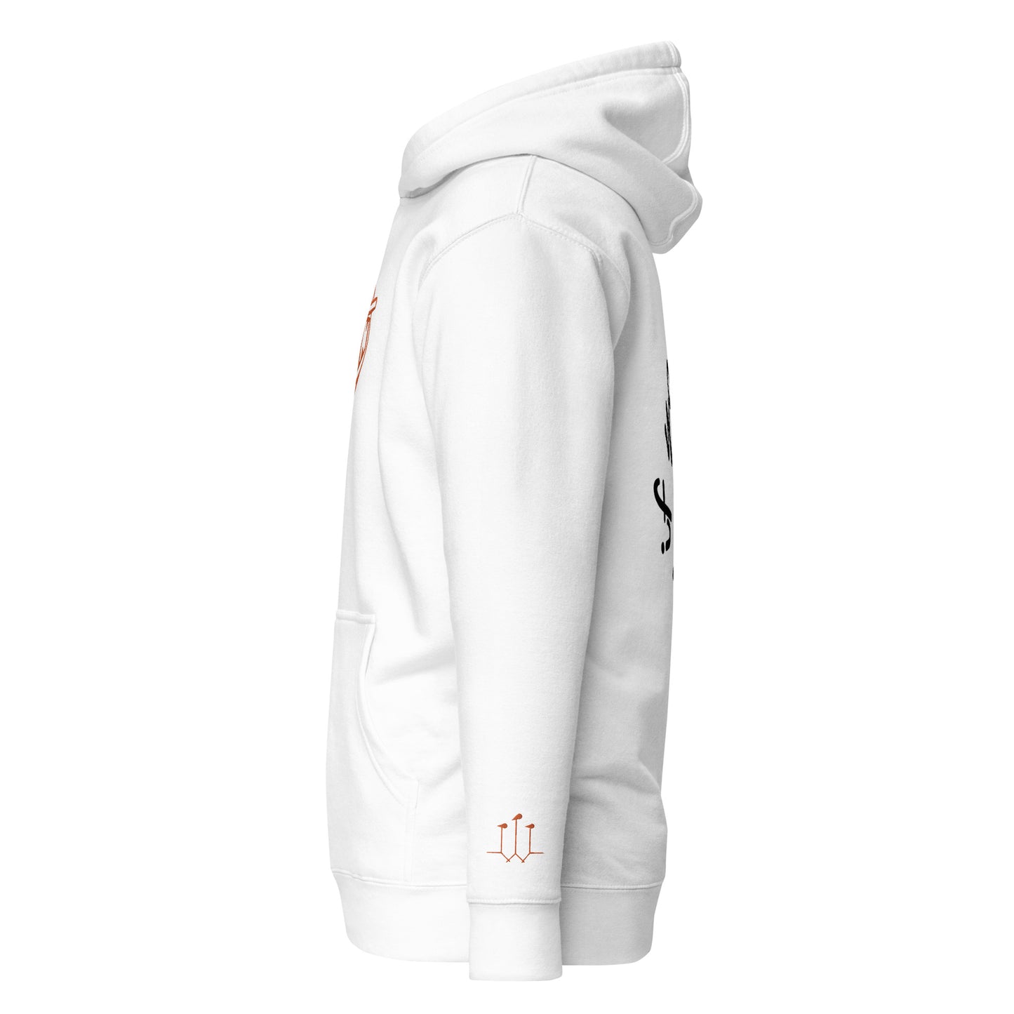 GatSignal Embroidered Hoodie (Safety Tip Orange Accents/If You Will design on back)