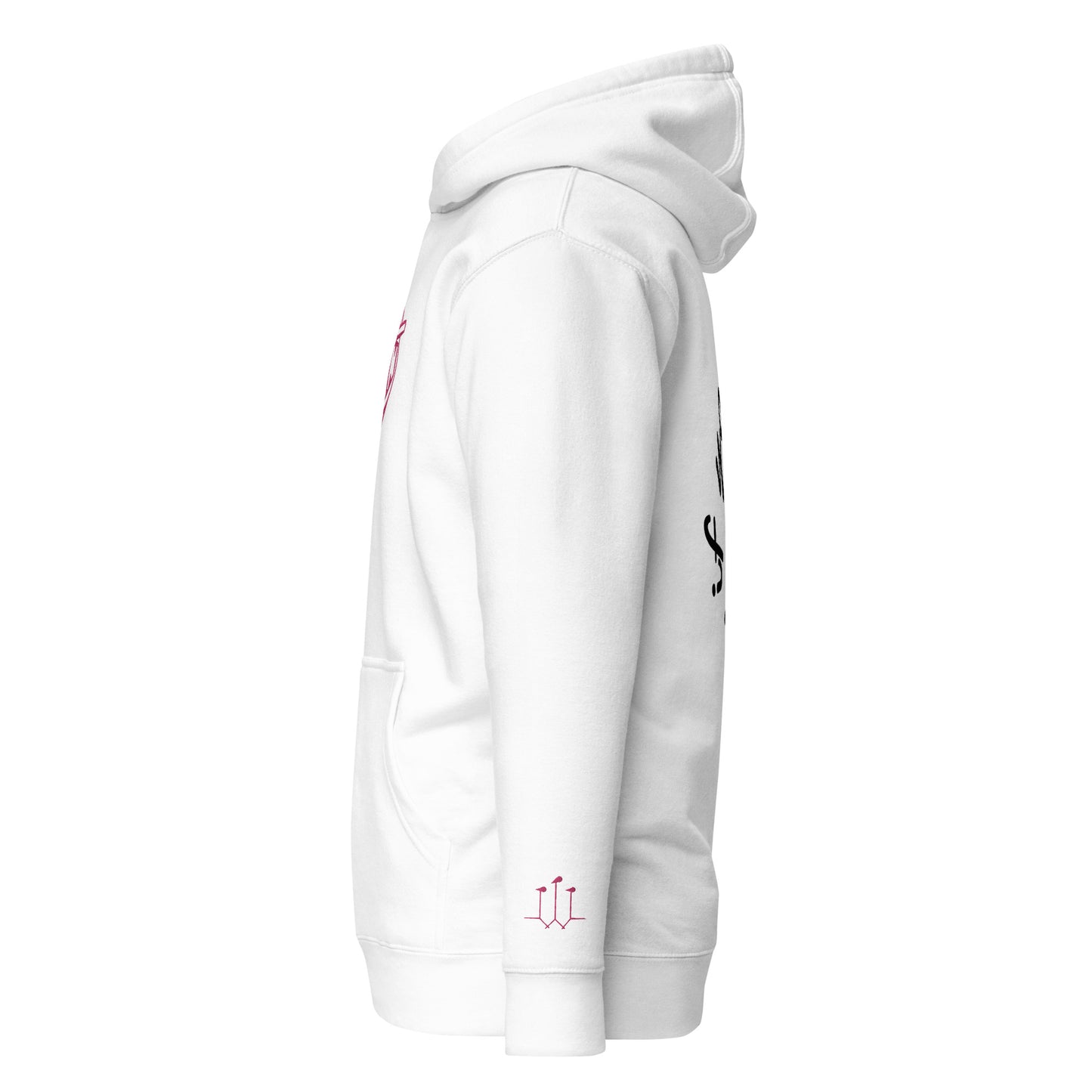 GatSignal Embroidered Hoodie (Barbie Pink Accents/If You Will design on back)