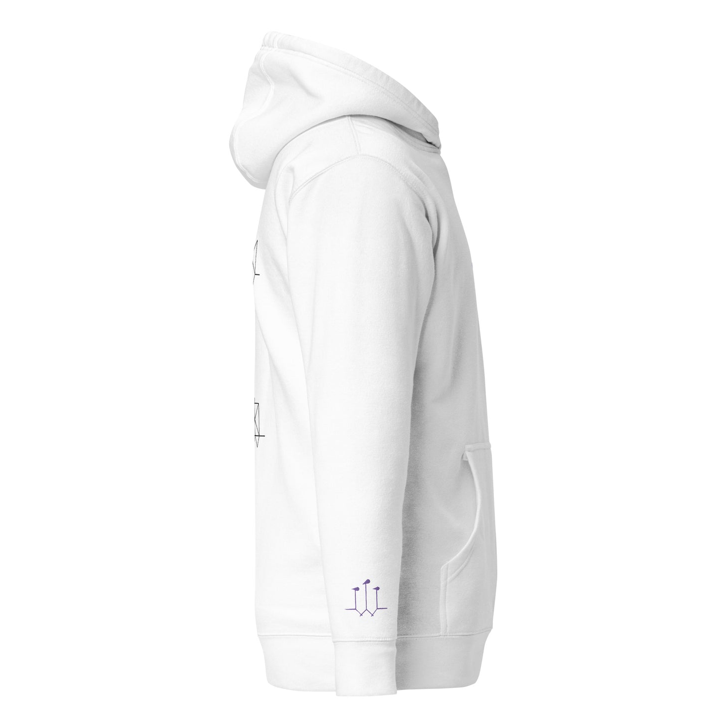 If You Will 360 Hoodie (Purple Text/Purple Accents)