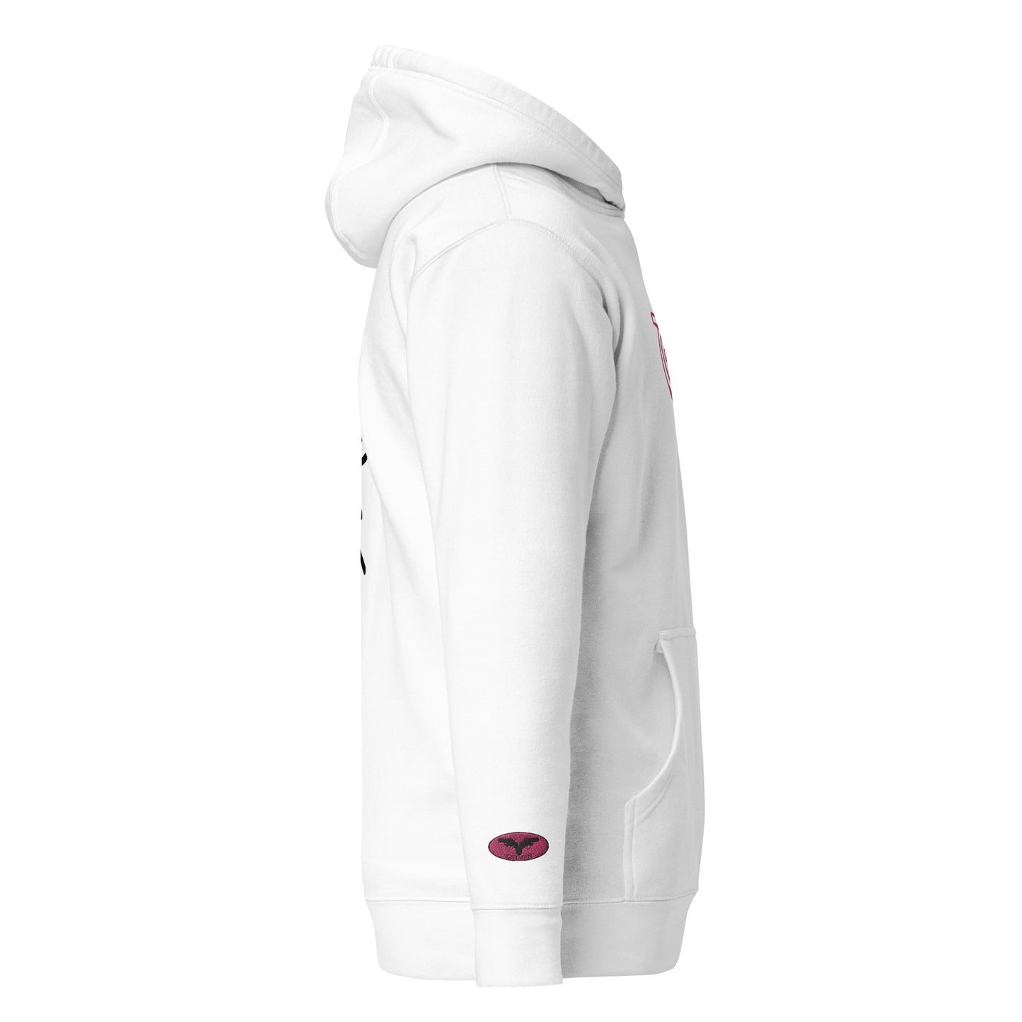 GatSignal Embroidered Hoodie (Barbie Pink Accents/If You Will design on back)